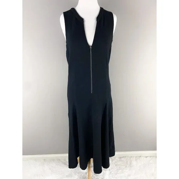 maeve sleeveless midi shirt dress Maeve Sleeveless Asymmetric Plaid Mix Midi Dress